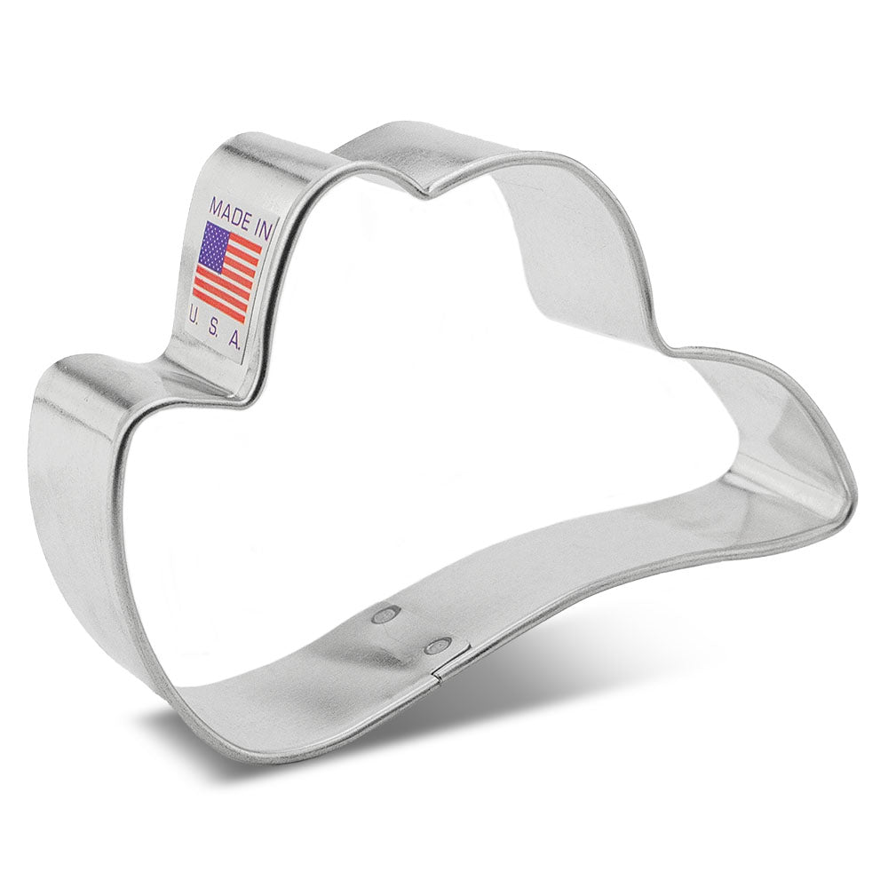 Cowboy Hat Cookie Cutter, 3.5"