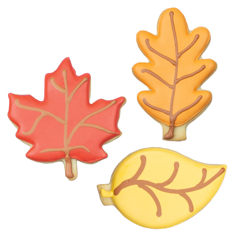 Fall Leaves Cookie Cutters 3-Pc Set