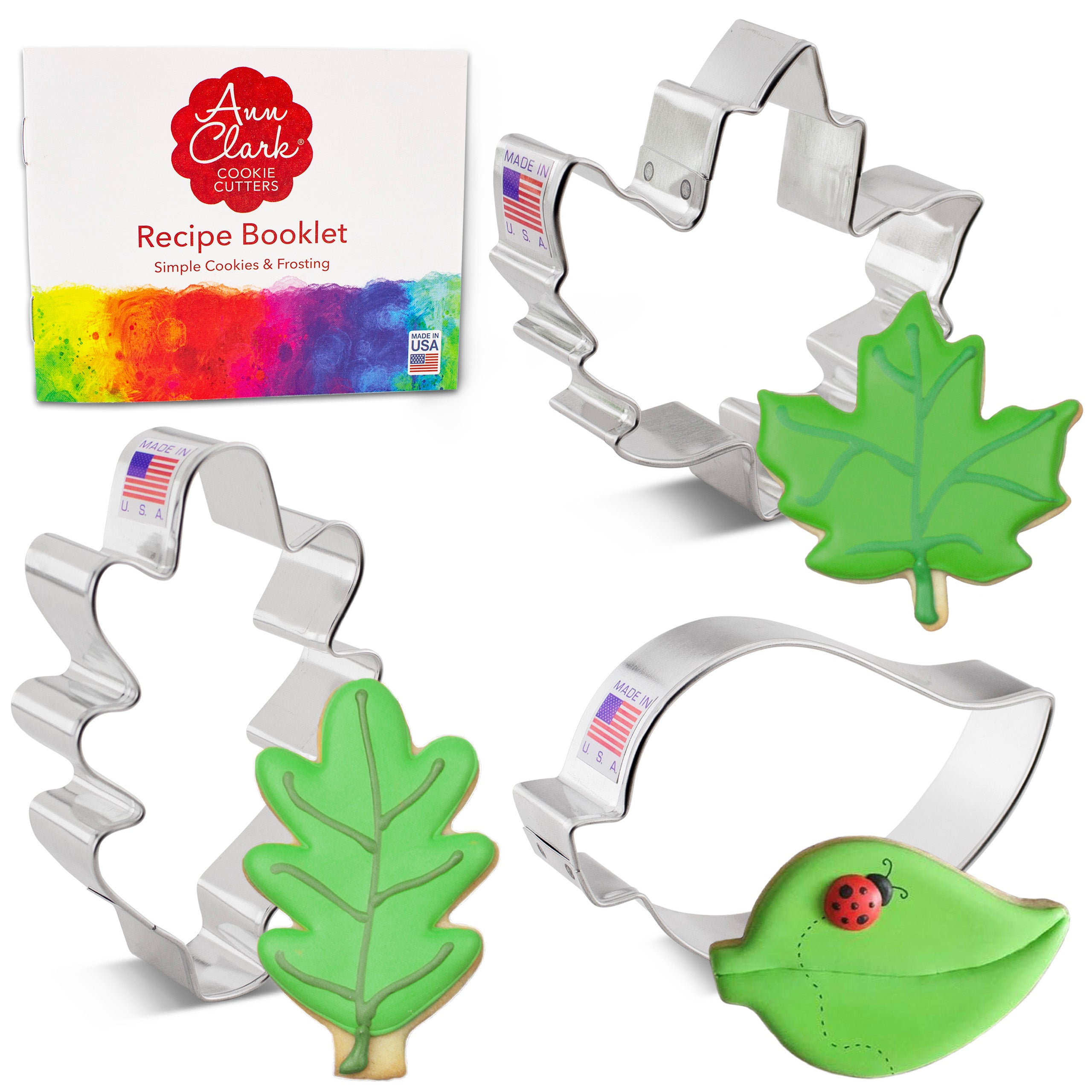 Fall Leaves Cookie Cutters 3-Pc Set