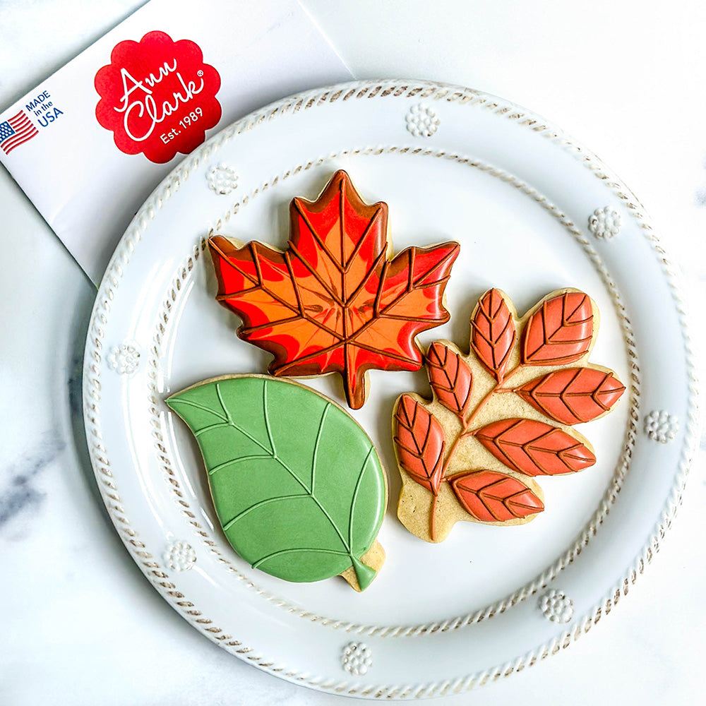 Fall Leaves Cookie Cutters 3-Pc Set