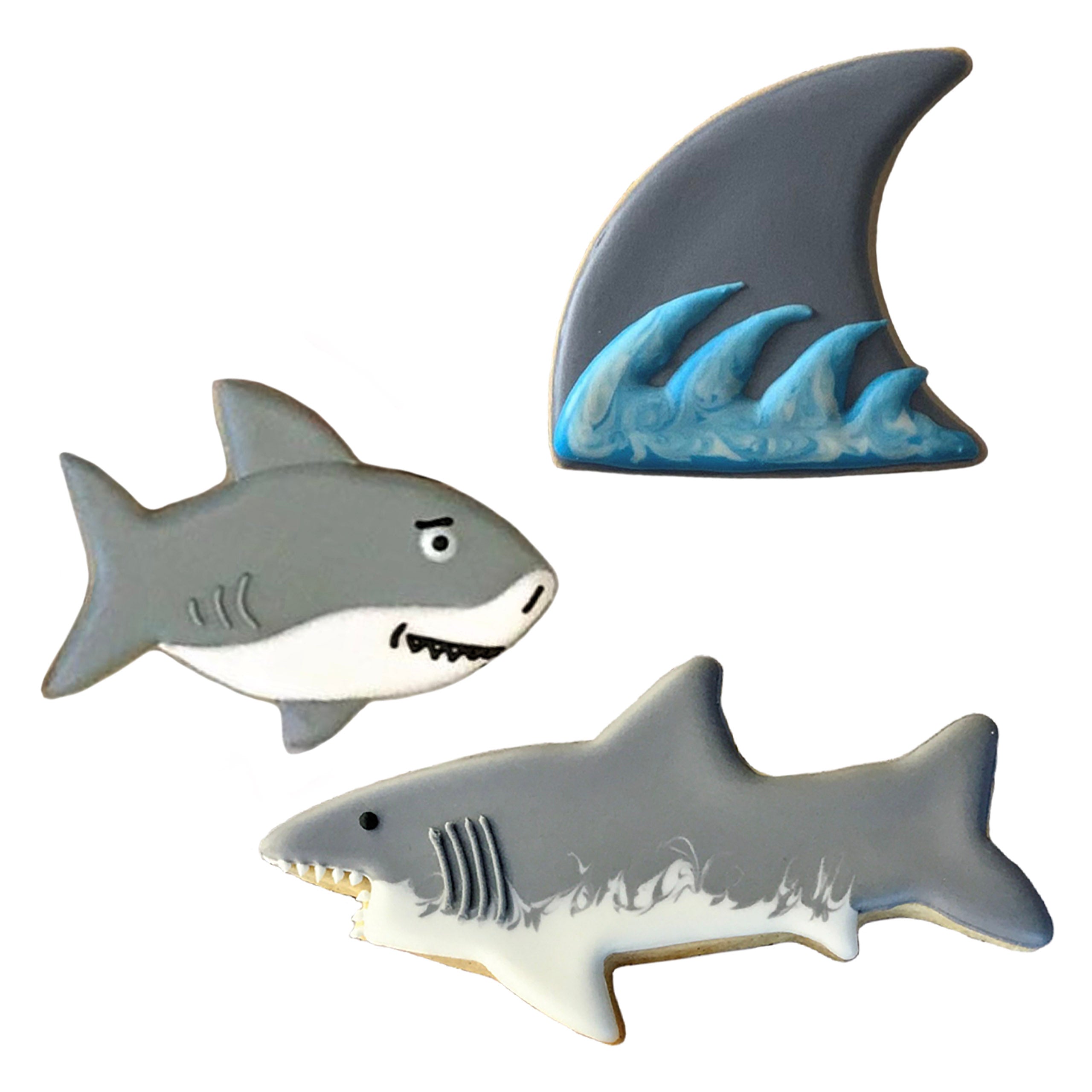 Shark Cookie Cutter 3 pc Set