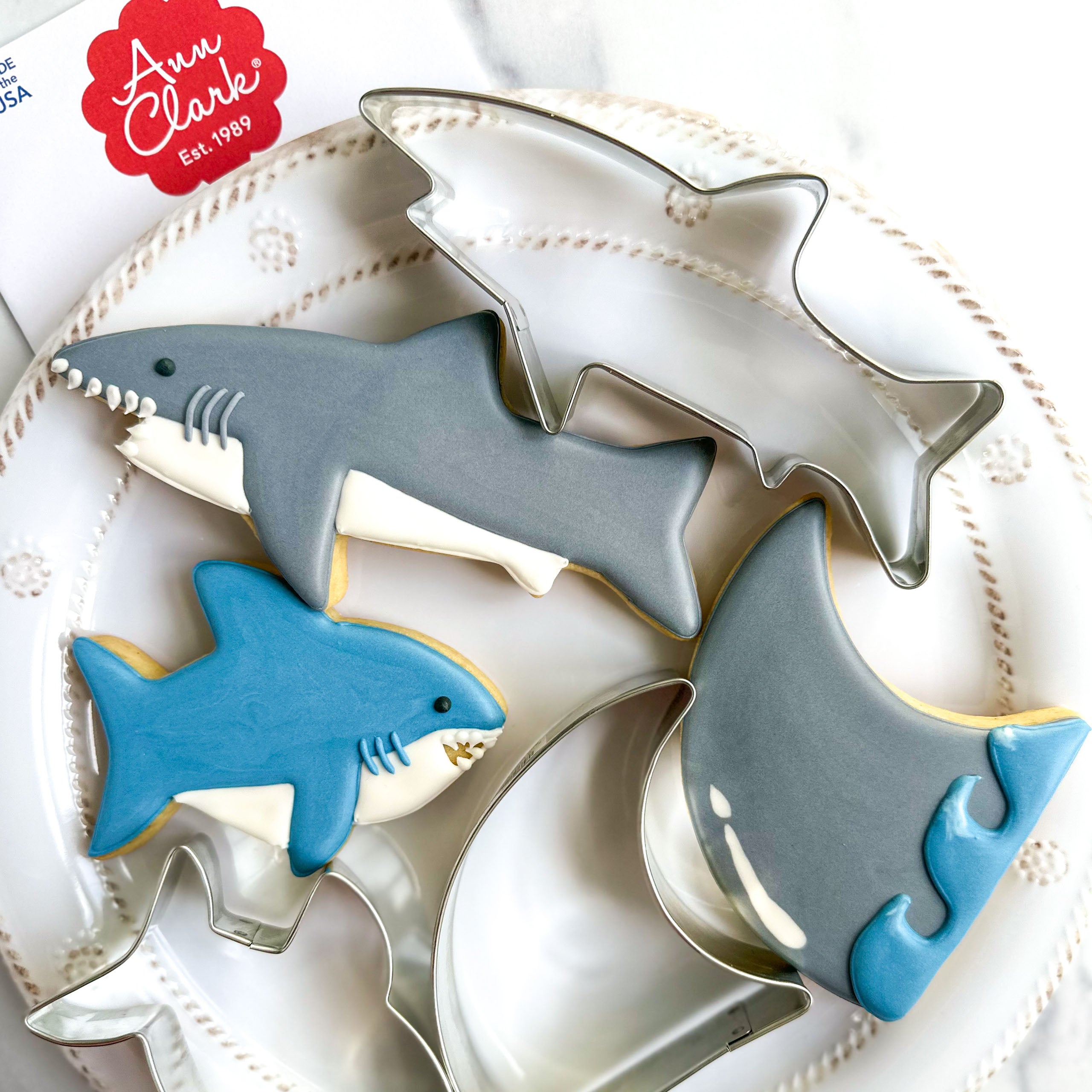 Shark Cookie Cutter 3 pc Set