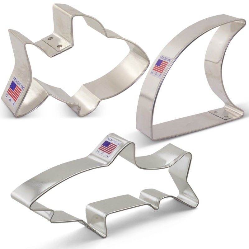 Shark Cookie Cutter 3 pc Set