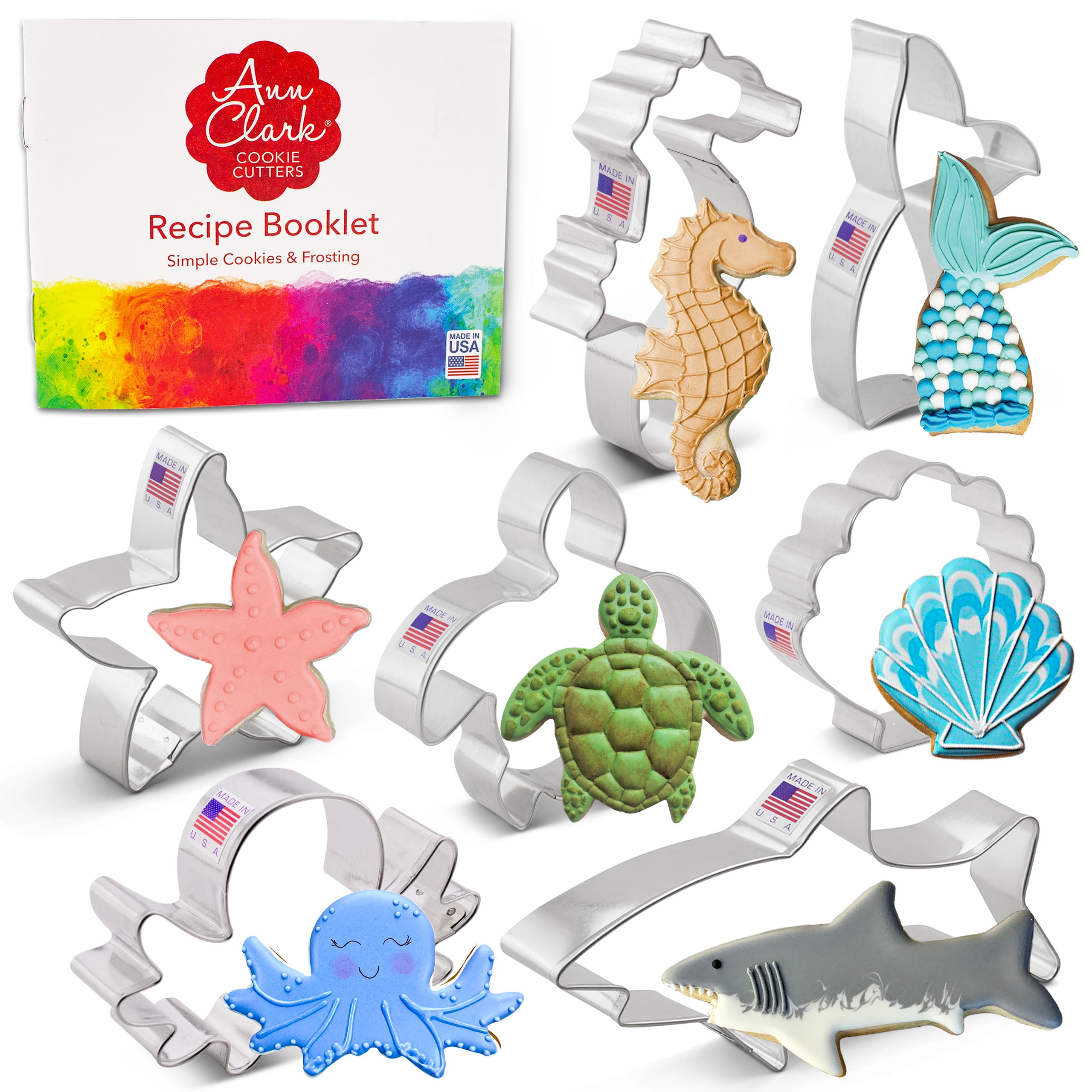 Under the Sea Cookie Cutters 7 pc Set Ann Clark