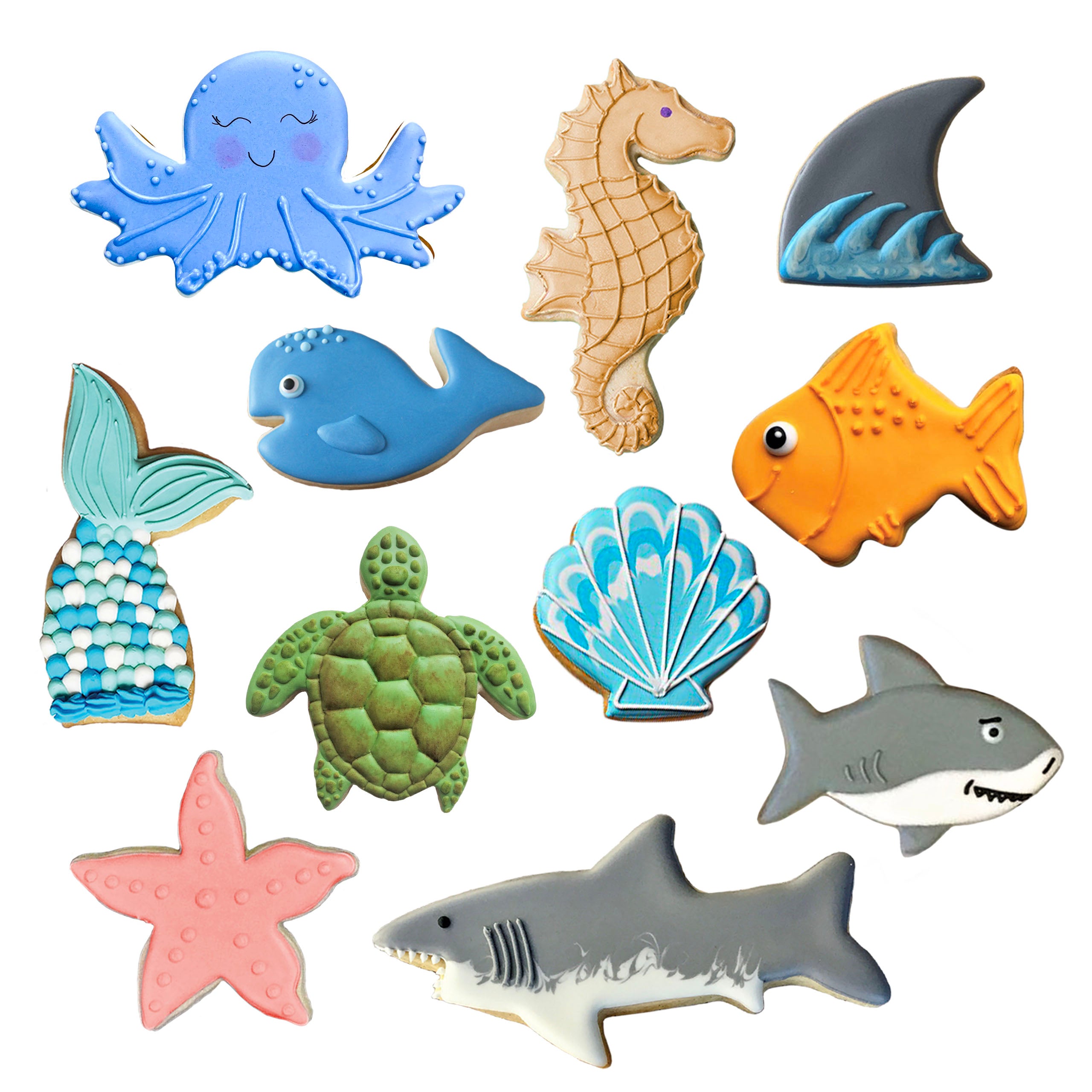 Under the Sea Cookie Cutters 11 pc Set