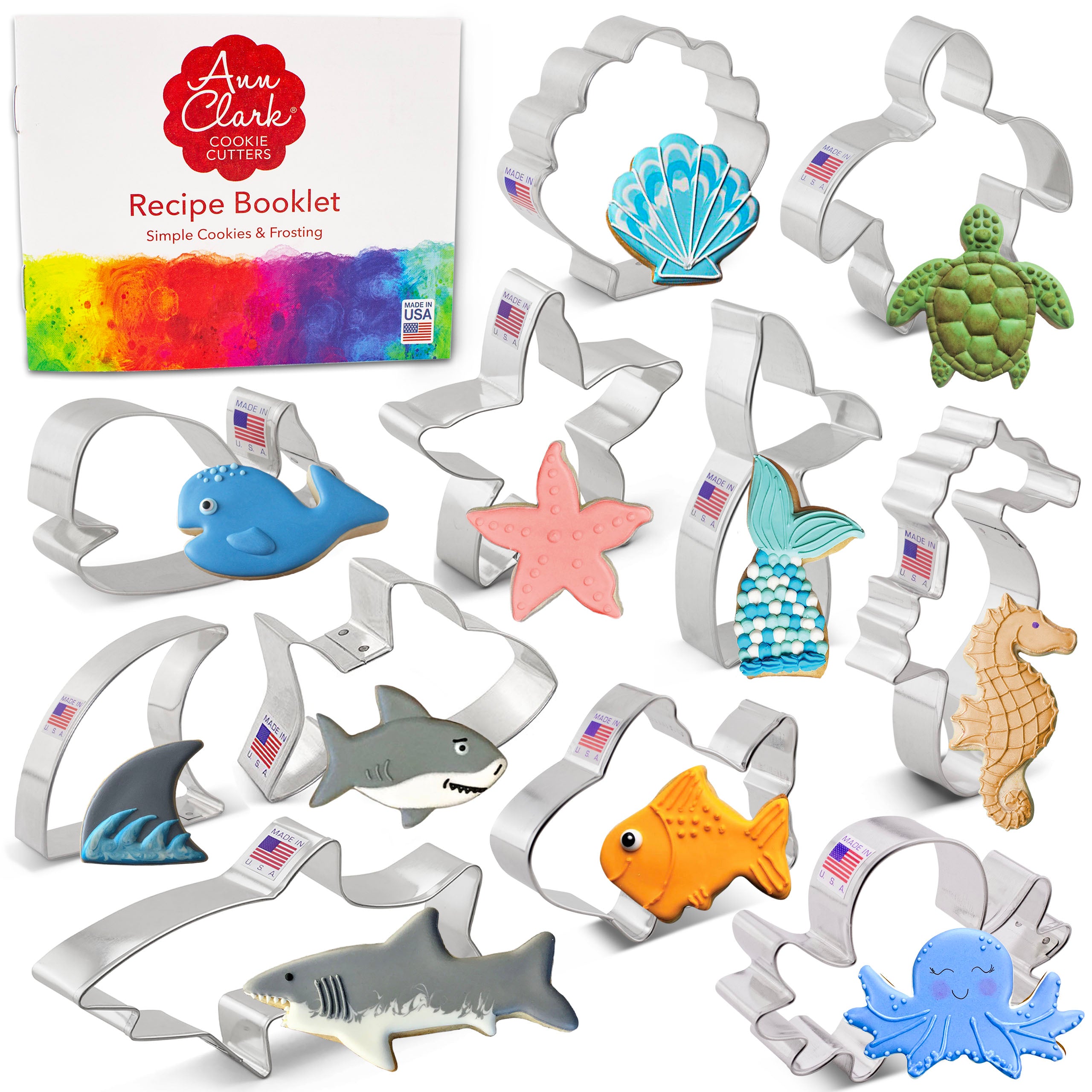 Under the Sea Cookie Cutters 11 pc Set