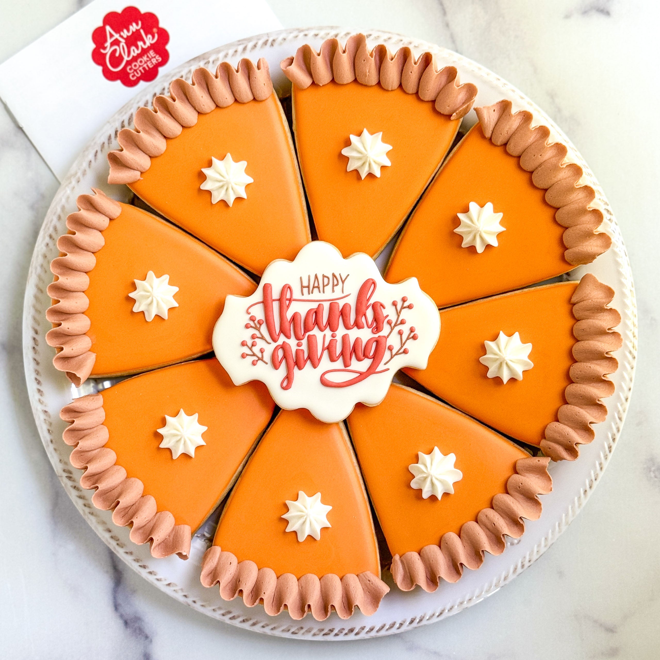 Thanksgiving Cookie Centerpiece 2-Pc Set