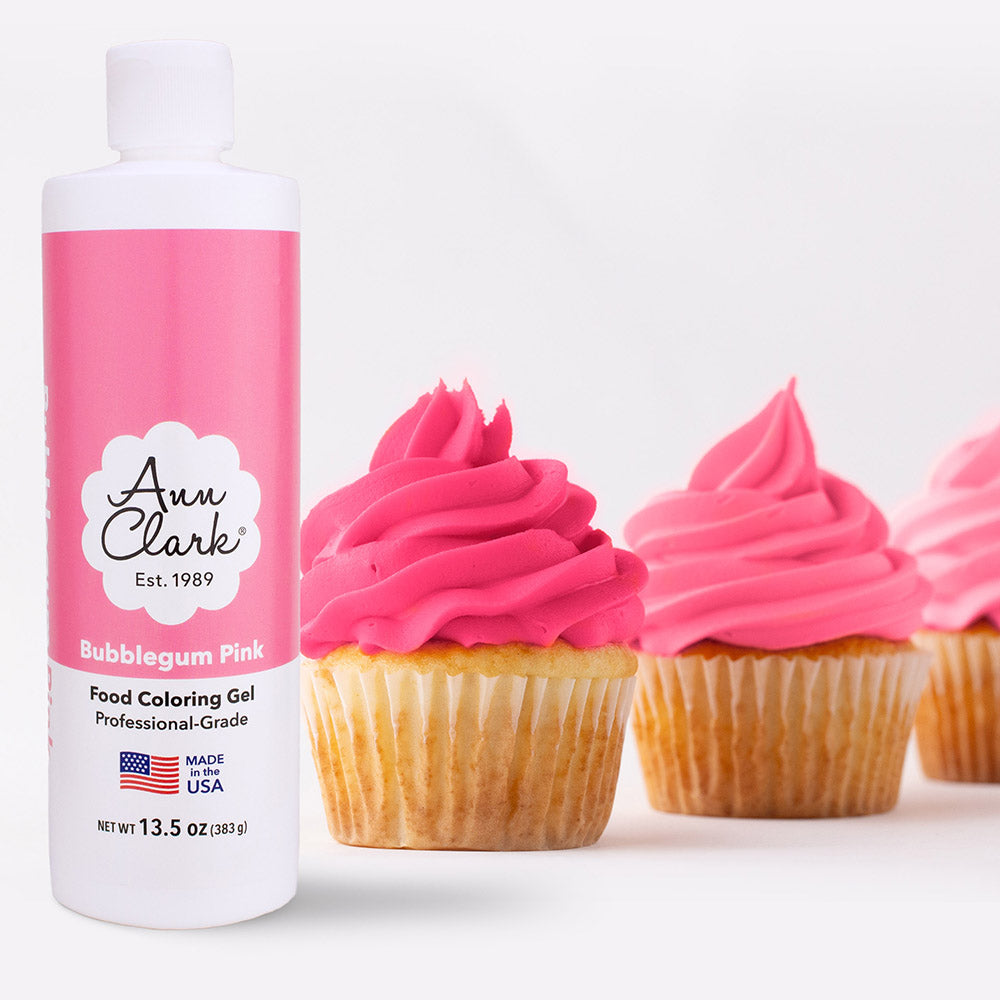 Ann Clark Bubblegum Pink Food Coloring Gel, Extra Large 13.5 oz. Bottle