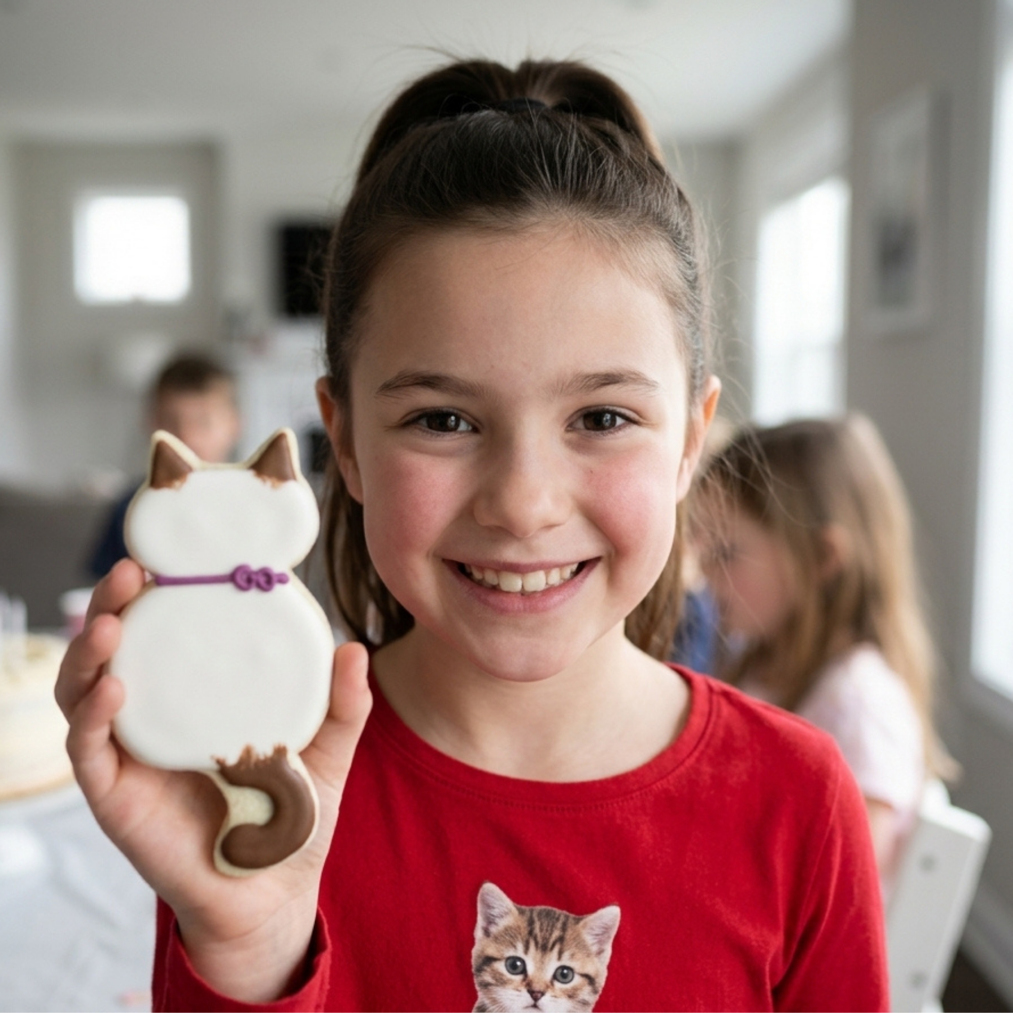 Cute Kitty Cat Cookie Cutter