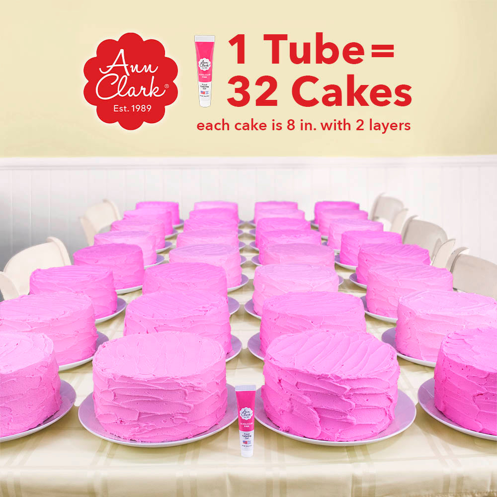 Ann Clark Bubblegum Pink Food Coloring Gel, .70 oz. (20 g)