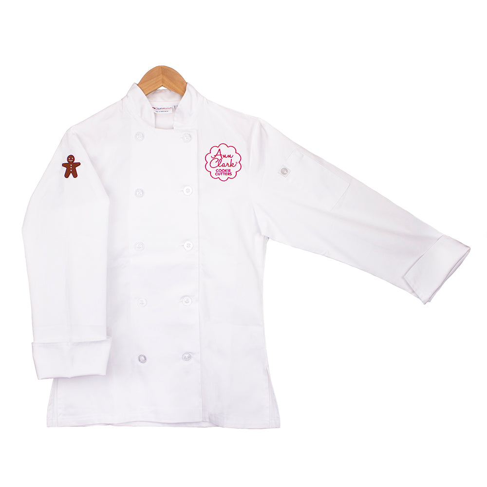 Ann Clark Adult Long Sleeve Double Breasted Chef's Coat
