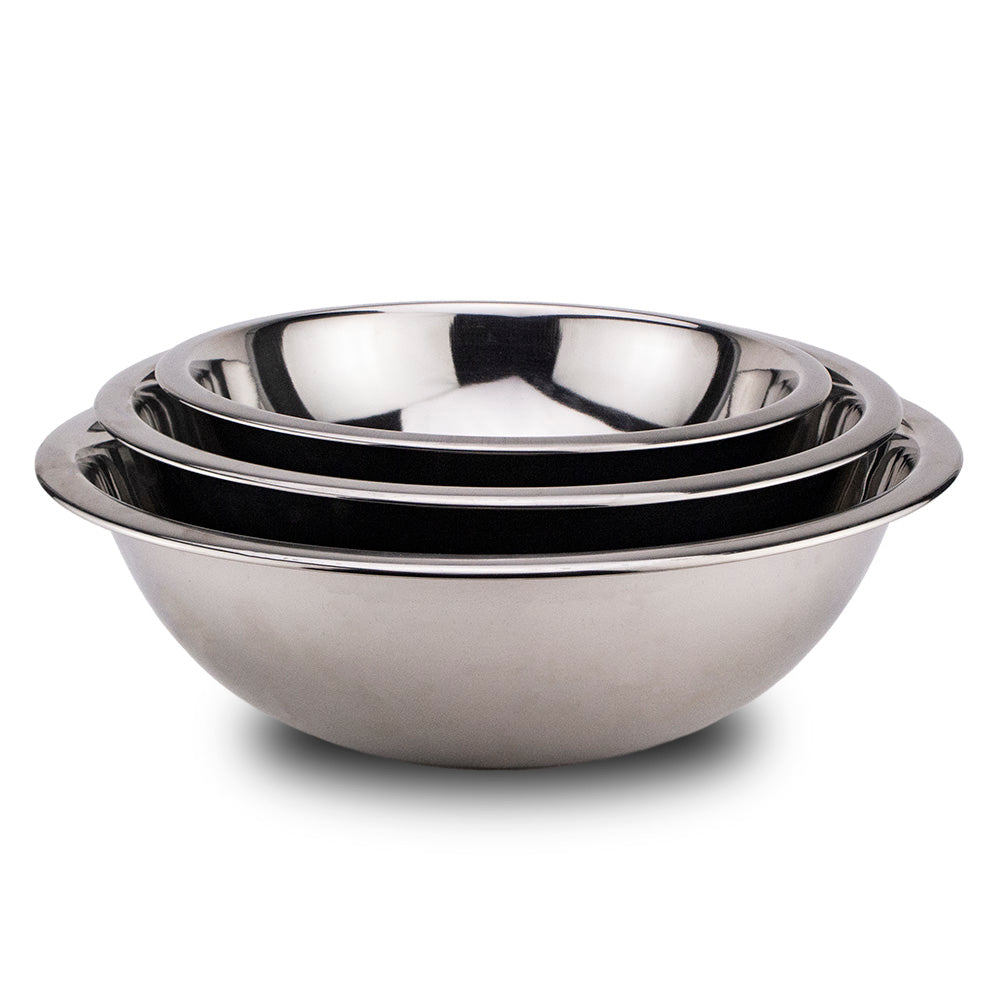 American Metalcraft Mixing Bowls, Set of 3