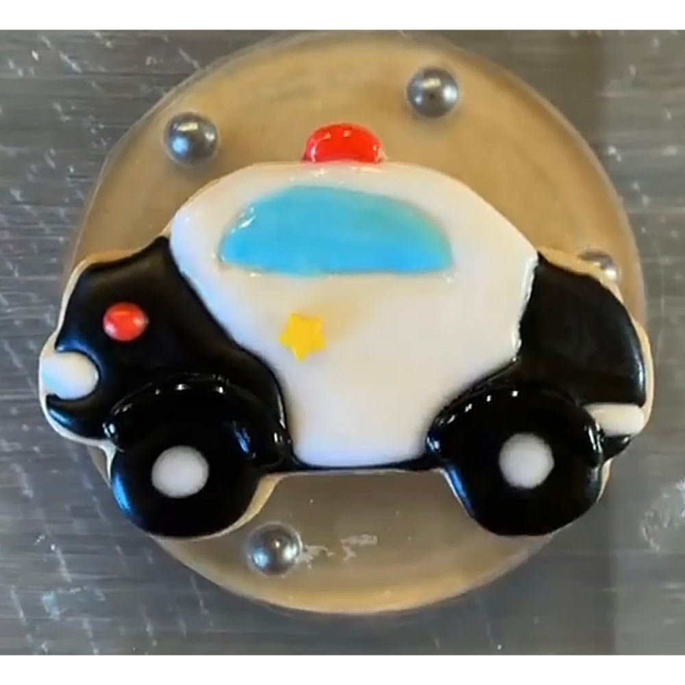 Police Car Cookie Cutter, 3.75"