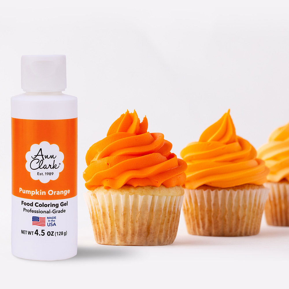 Ann Clark Pumpkin Orange Food Coloring Gel, Large 4.5 oz. Bottle