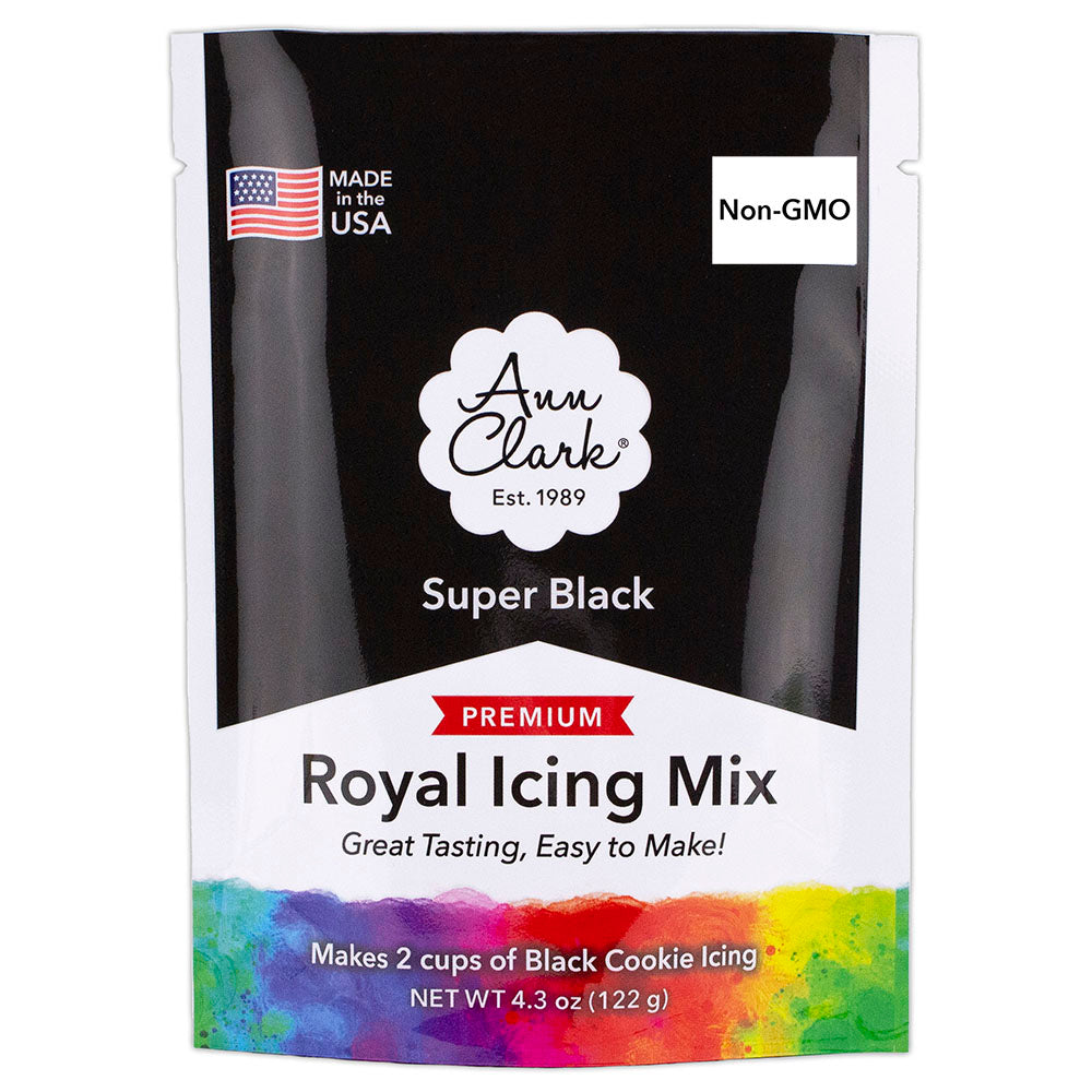image of Ann Clark Instant Royal Icing Mix, Black
