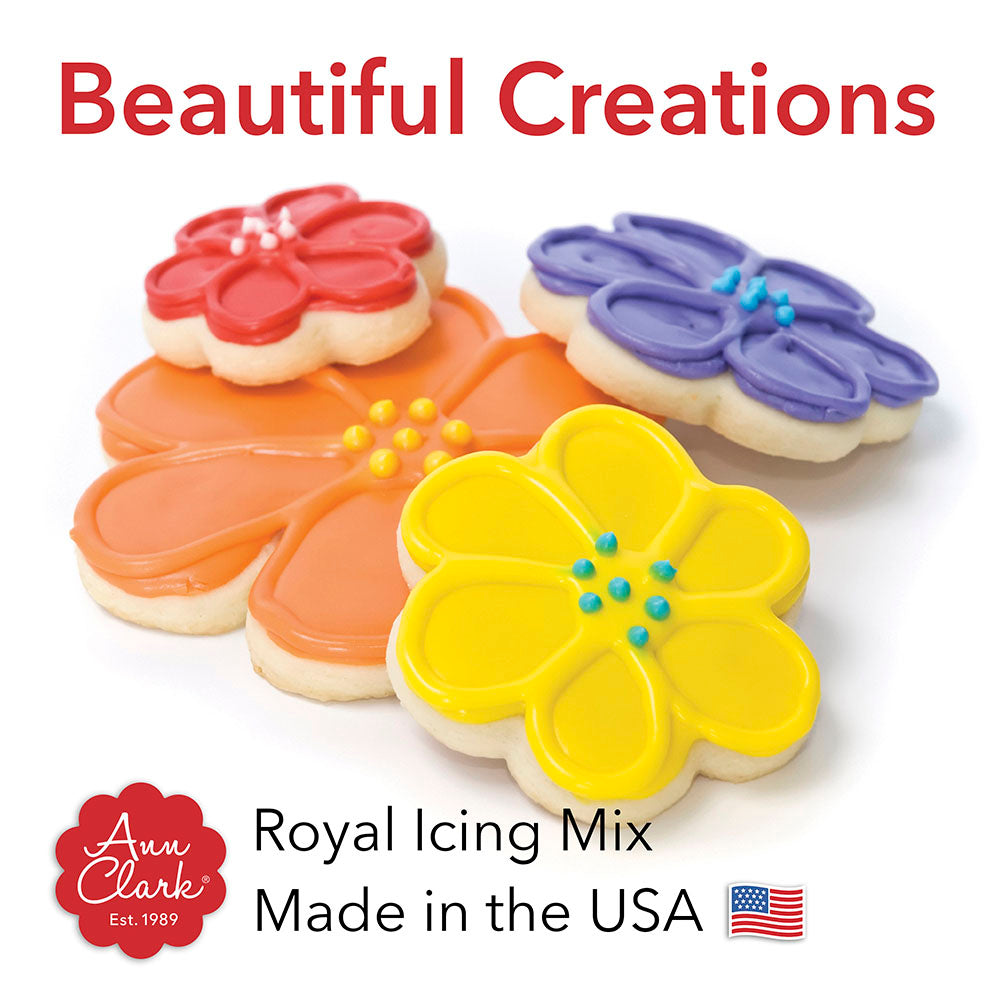 Ann Clark Instant Royal Icing Mix, White - 2 Pack