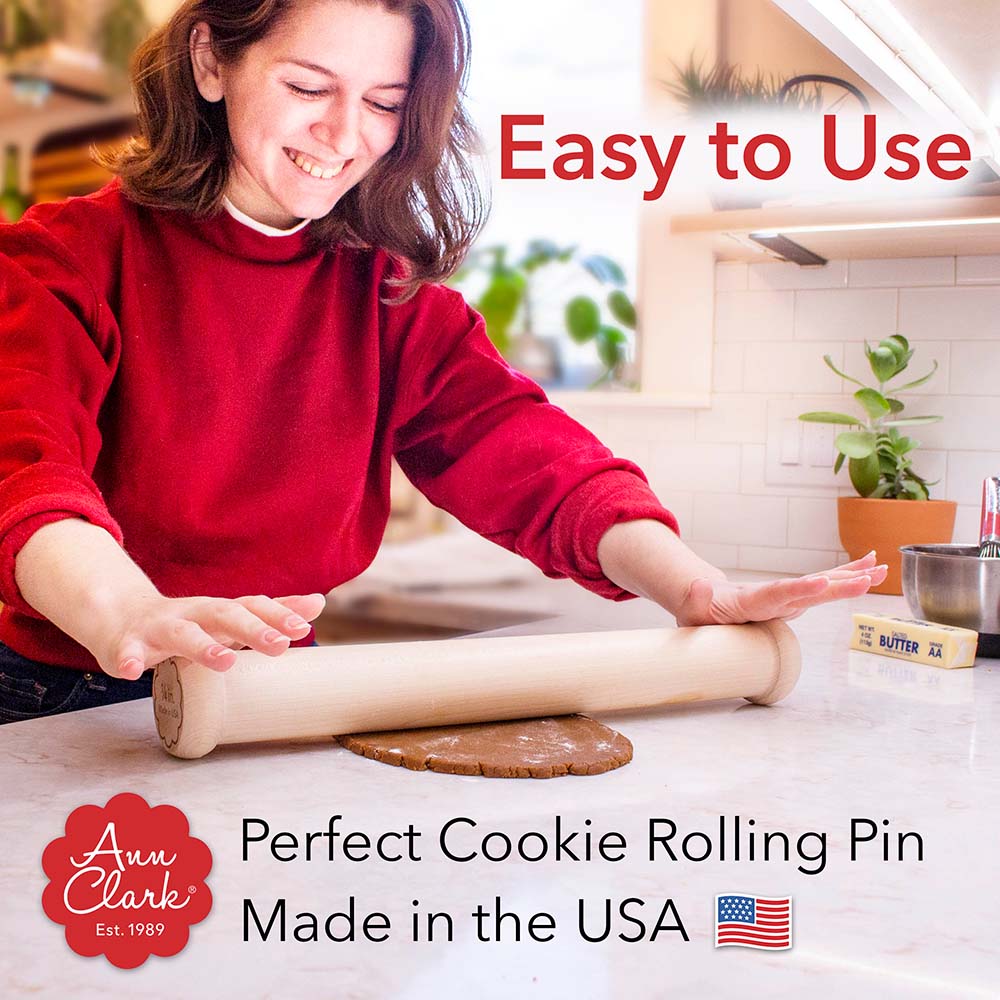 Perfect Cookie Rolling Pin ¼ in Fixed Depth