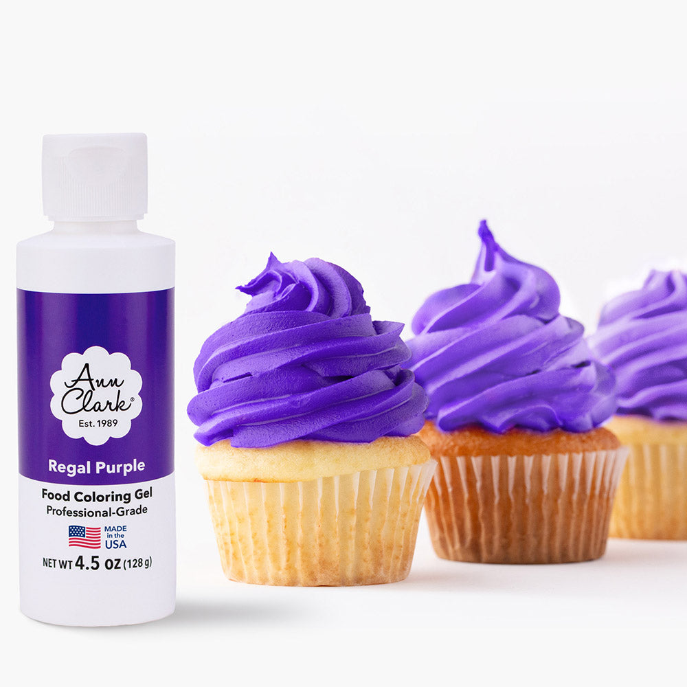 Ann Clark Regal Purple Food Coloring Gel, Large 4.5 oz. Bottle