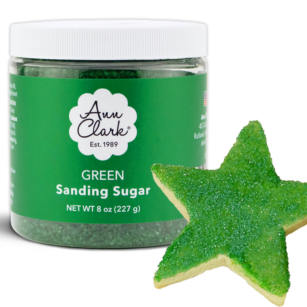 Ann Clark Green Sanding Sugar