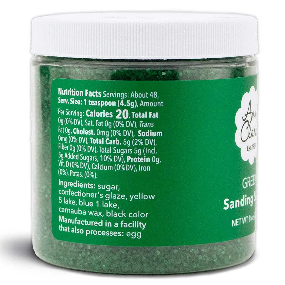 Ann Clark Green Sanding Sugar