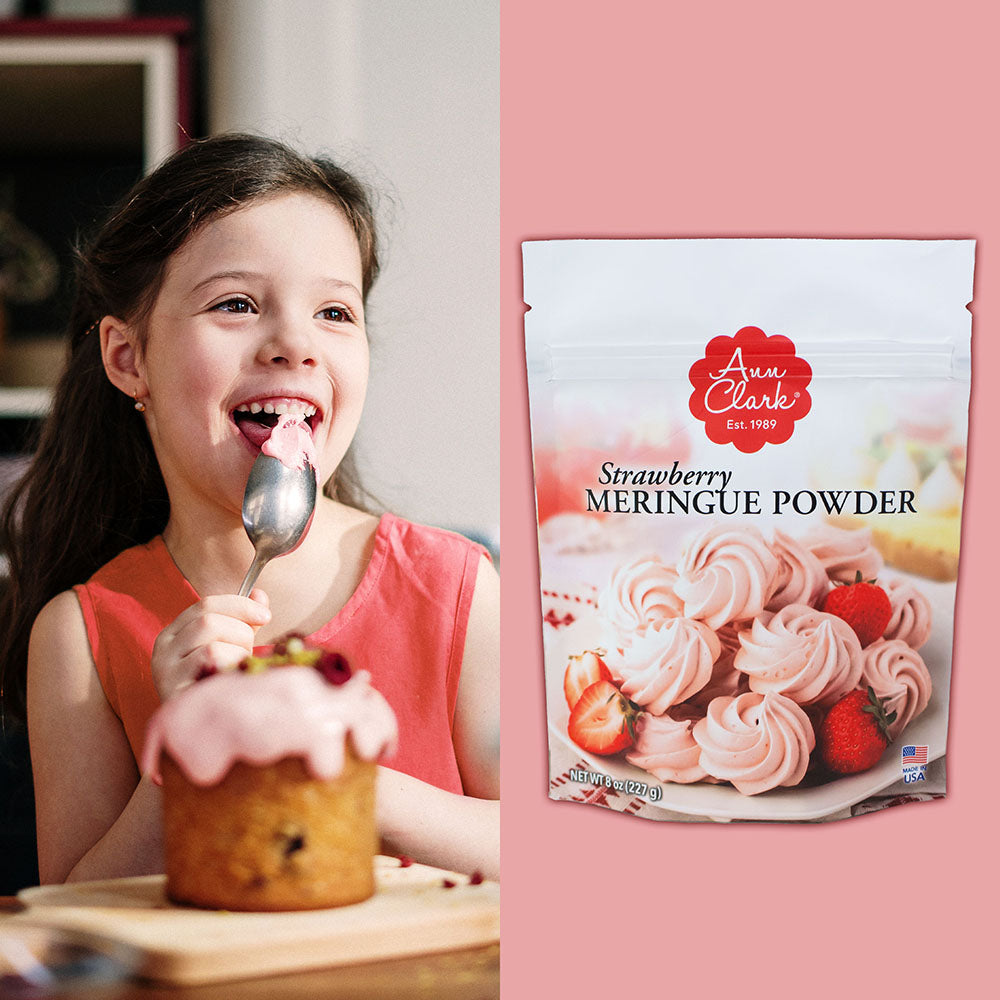 Ann Clark Premium Strawberry Meringue Powder, 8 oz