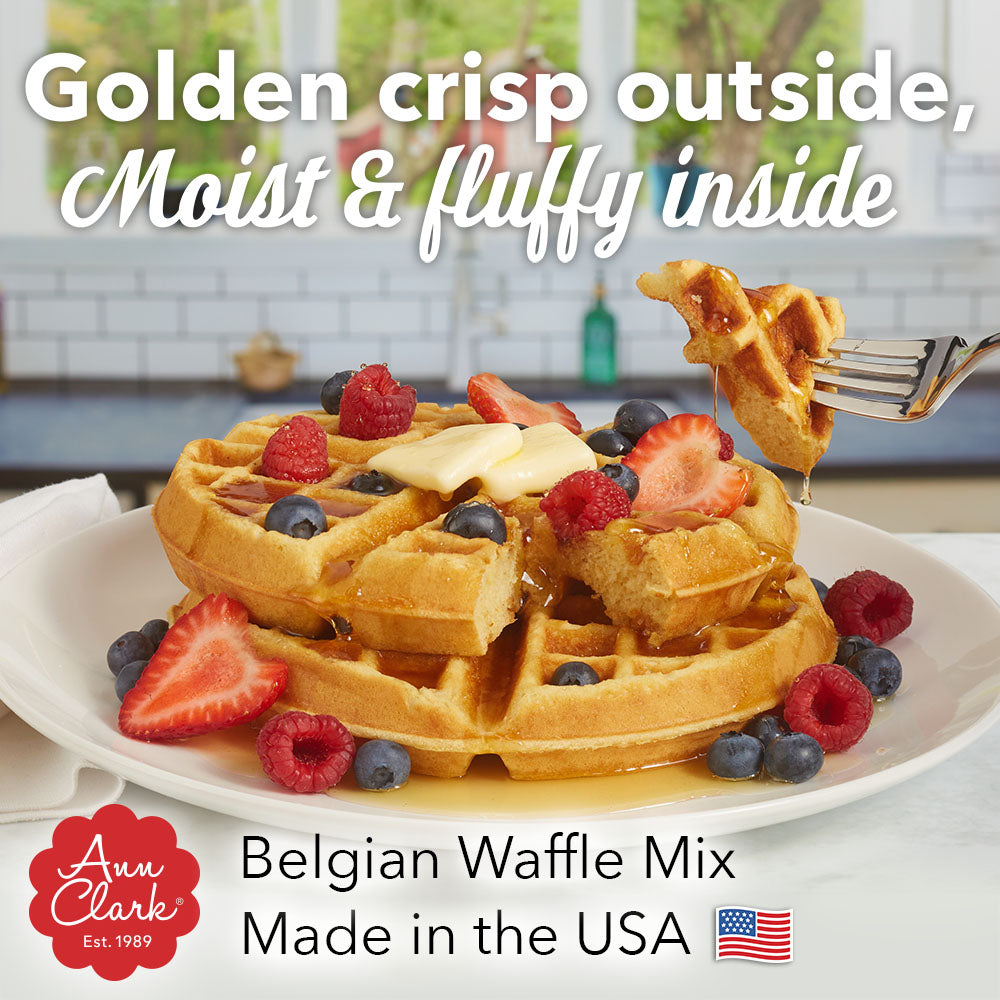 Ann Clark's Small-Batch Gourmet Malted Belgian Waffle Mix