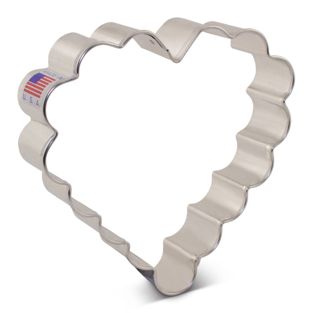 Ann Clark Scalloped Heart Cookie Cutter - Thumbnail 3
